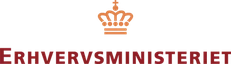 Erhvervsministeriet (Ministry of Industry, Business and Financial Affairs) logo